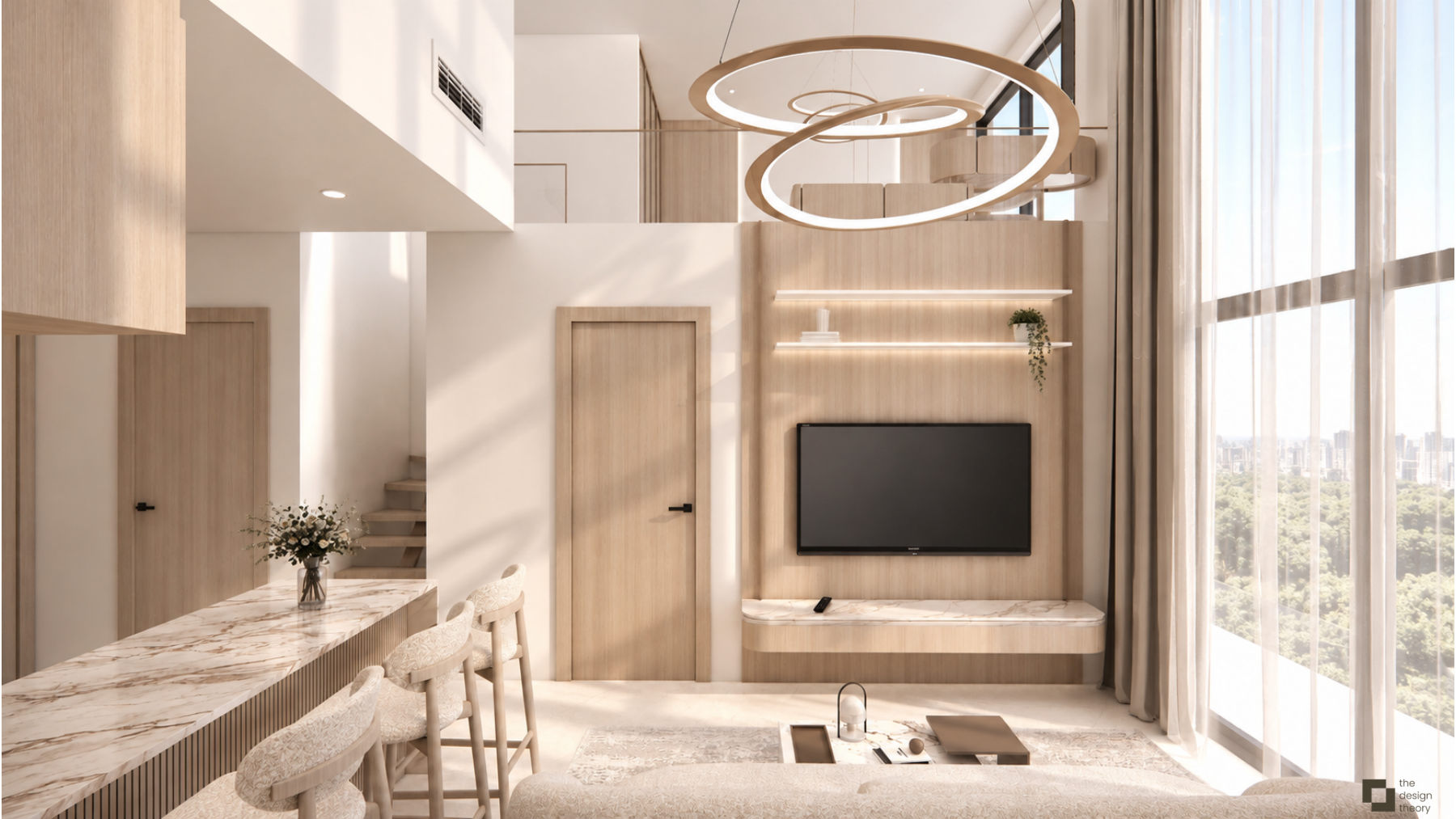 Laya Loft TV wall